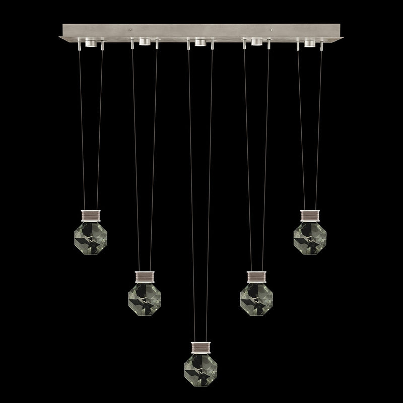 Fine Art 100006-4-44444 LED Linear Pendant, Silver
