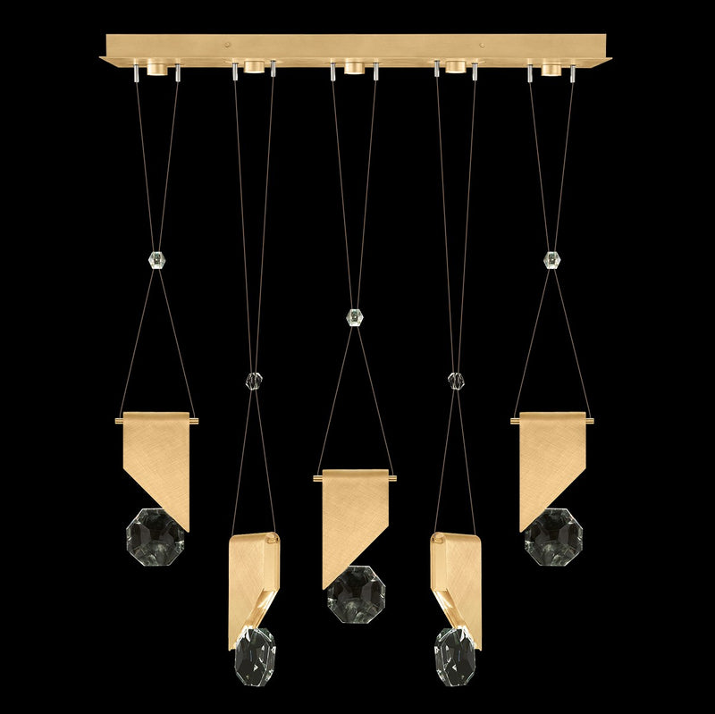 Fine Art 100006-5-11111 LED Linear Pendant, Gold