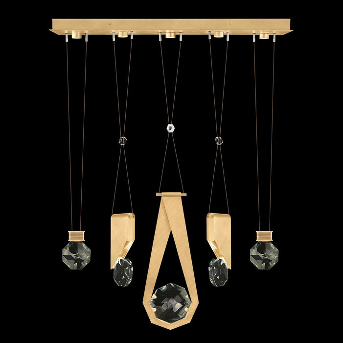 Fine Art 100006-5-11244 LED Linear Pendant, Gold