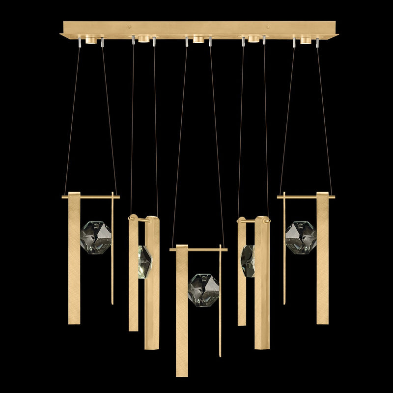 Fine Art 100006-5-33333 LED Linear Pendant, Gold