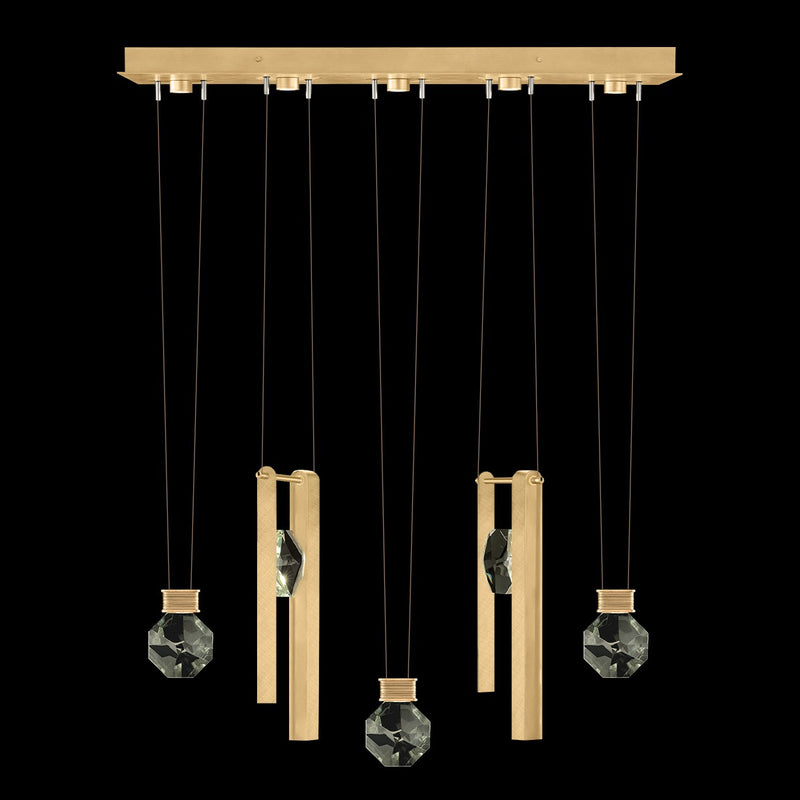 Fine Art 100006-5-33444 LED Linear Pendant, Gold