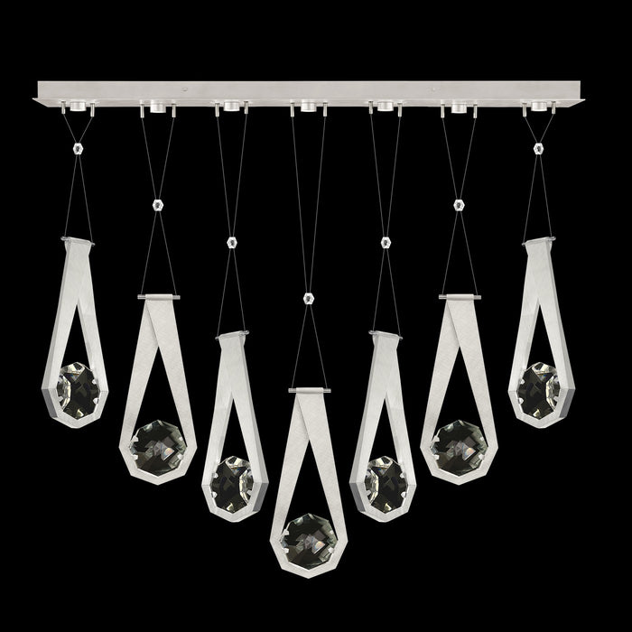 Fine Art 100007-1-2222222 LED Linear Pendant, Silver