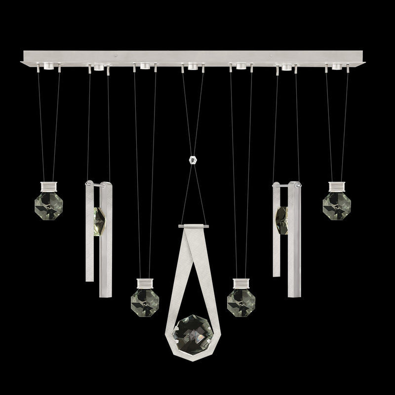 Fine Art 100007-1-2334444 LED Linear Pendant, Silver