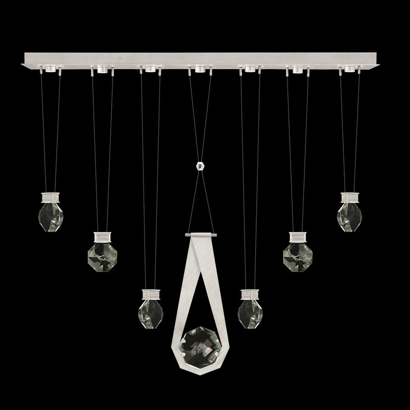 Fine Art 100007-1-2444444 LED Linear Pendant, Silver