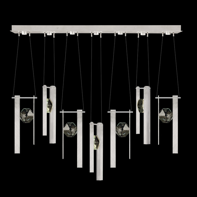 Fine Art 100007-1-3333333 LED Linear Pendant, Silver