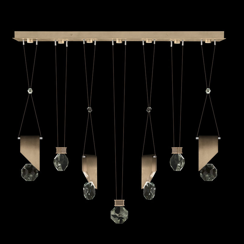 Fine Art 100007-3-1111444 LED Linear Pendant, Bronze