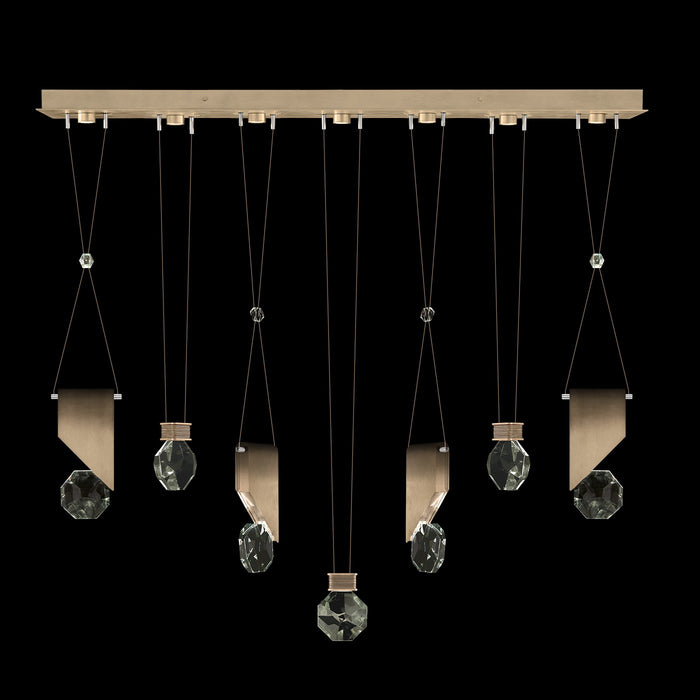 Fine Art 100007-3-1111444 LED Linear Pendant, Bronze
