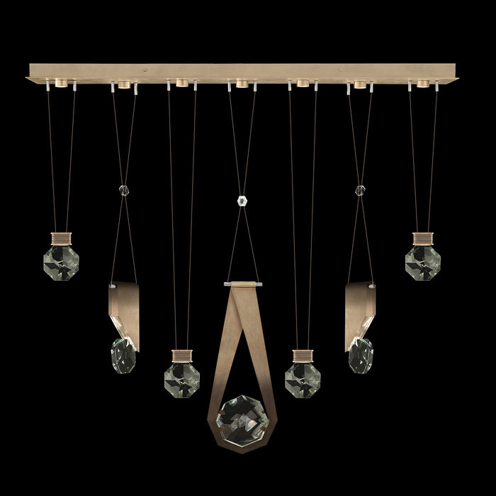 Fine Art 100007-3-1124444 LED Linear Pendant, Bronze