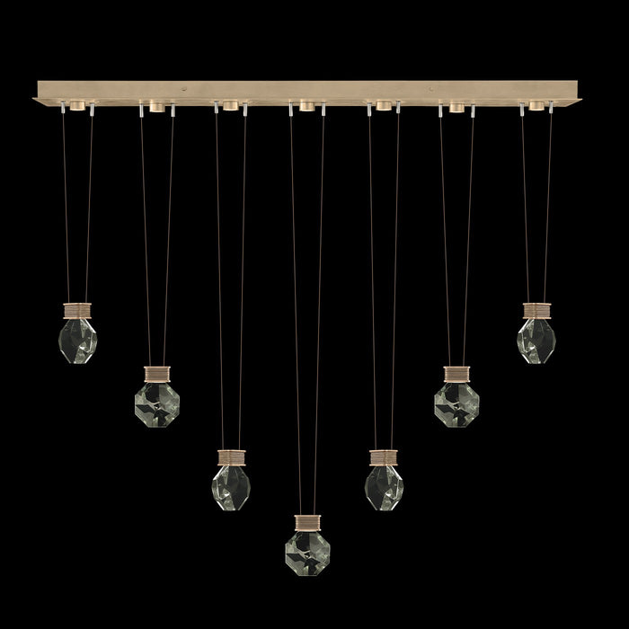 Fine Art 100007-3-4444444 LED Linear Pendant, Bronze