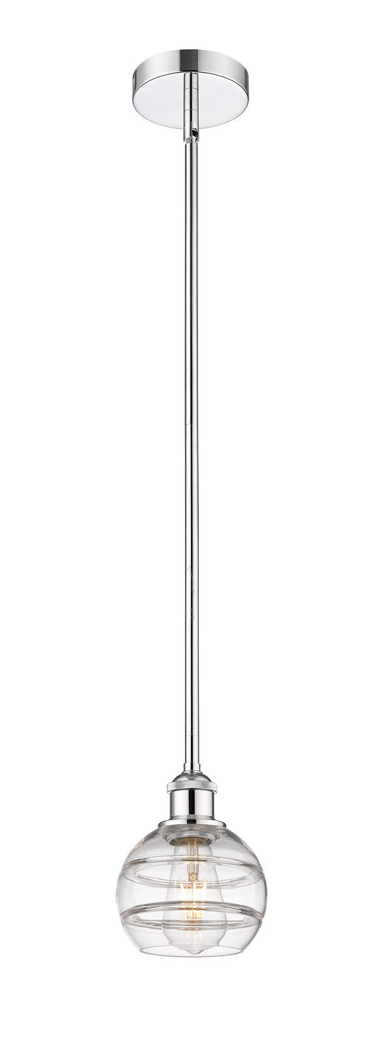 Innovations 616-1S-PC-G556-6CL One Light Mini Pendant, Polished Chrome