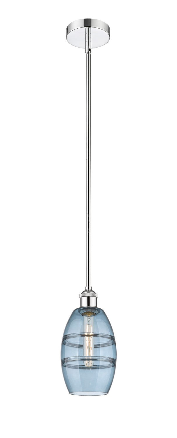 Innovations 616-1S-PC-G557-6BL One Light Mini Pendant, Polished Chrome