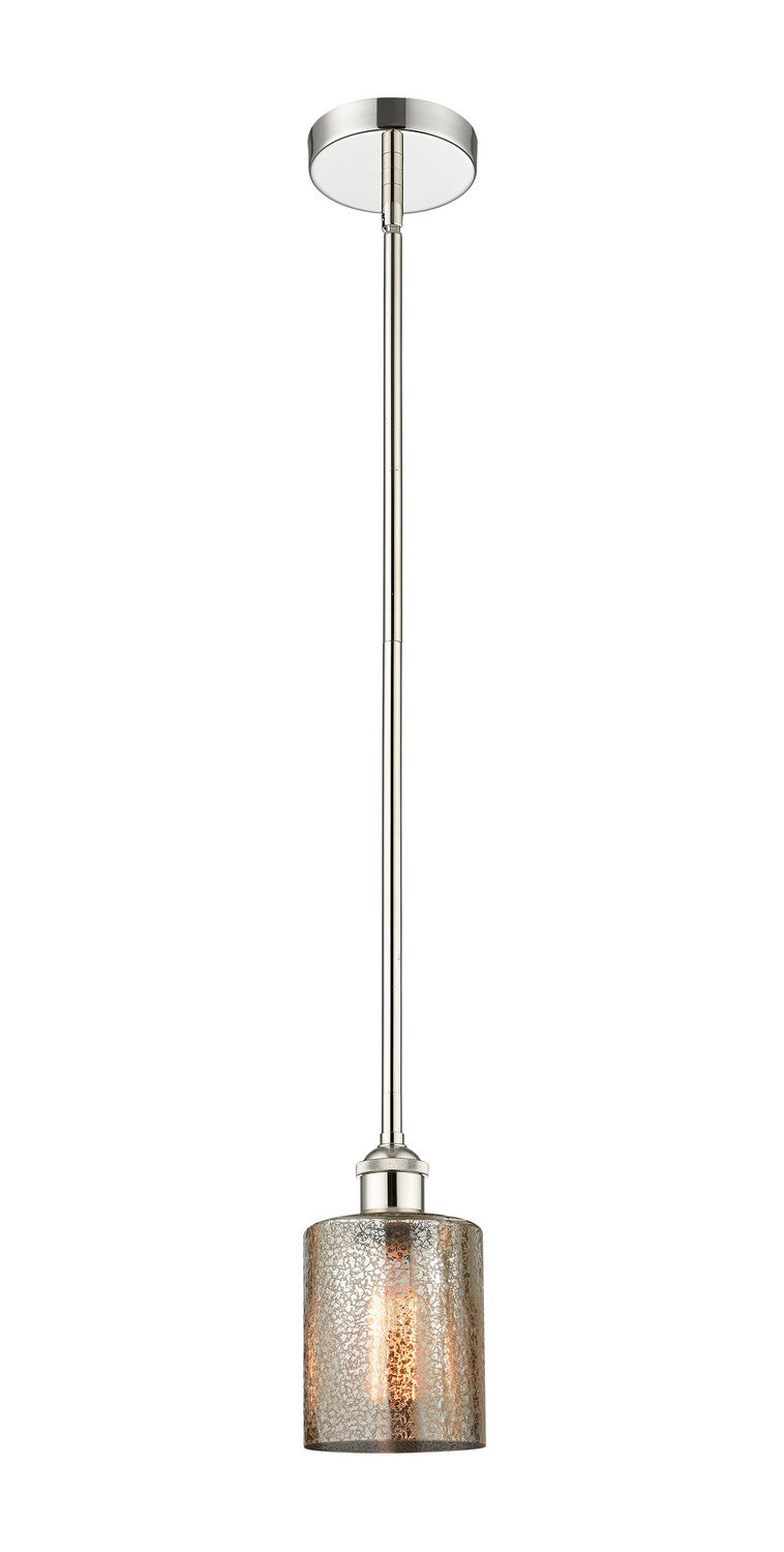Innovations 616-1S-PN-G116 One Light Mini Pendant, Polished Nickel