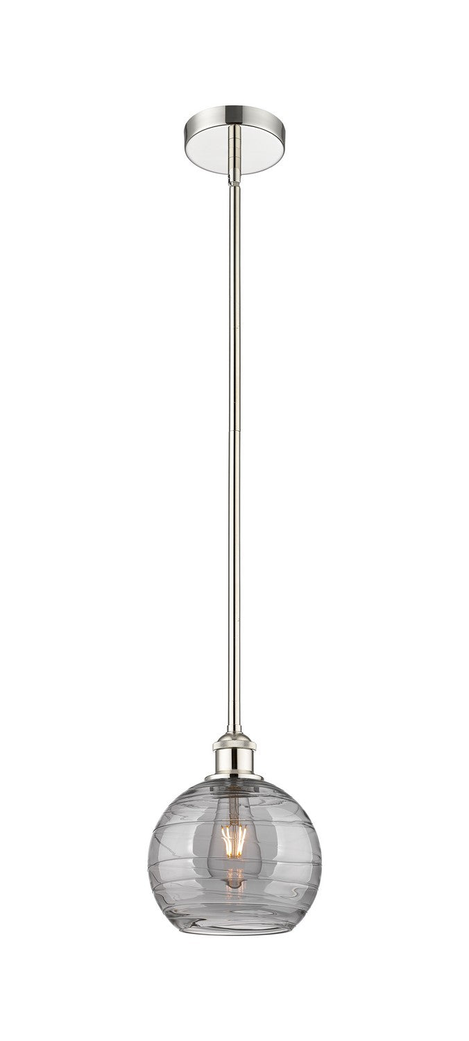 Innovations 616-1S-PN-G1213-8SM One Light Mini Pendant, Polished Nickel