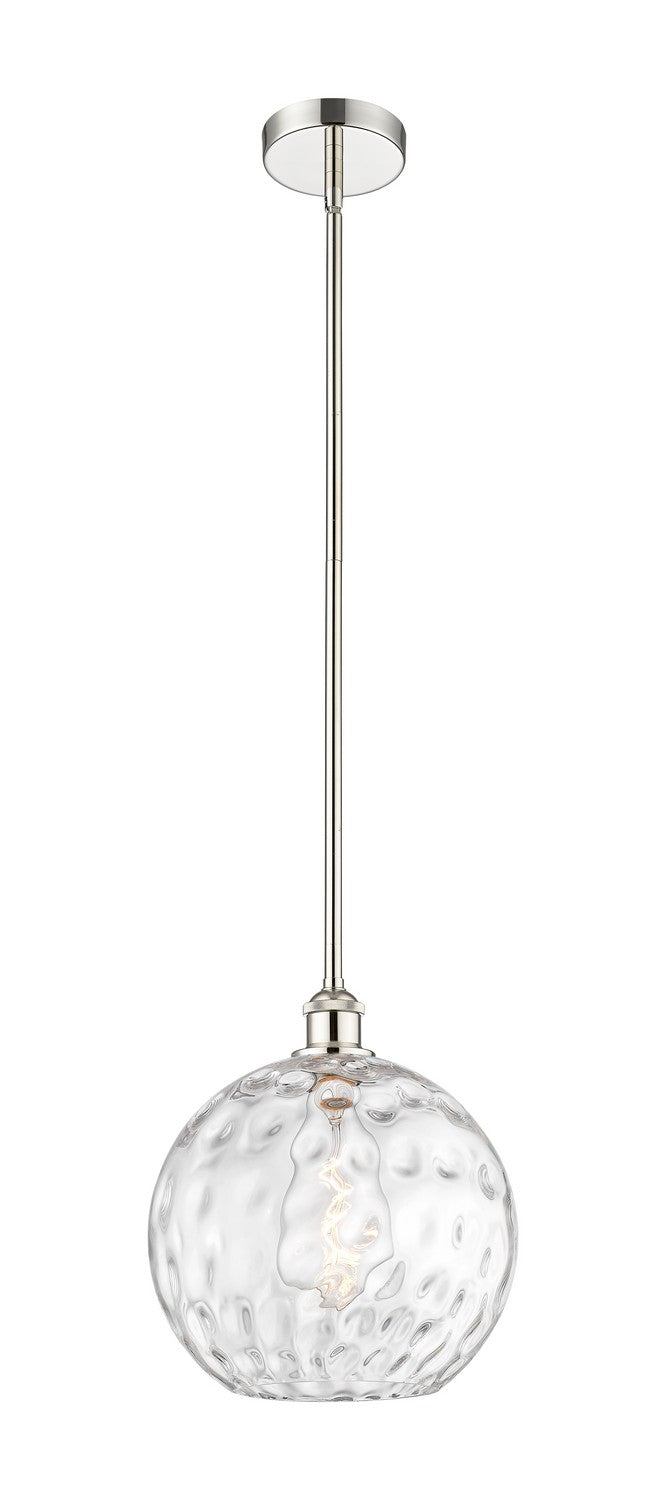 Innovations 616-1S-PN-G1215-12 One Light Mini Pendant, Polished Nickel