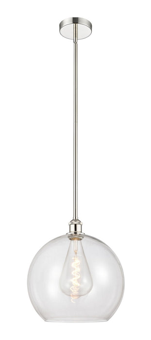Innovations 616-1S-PN-G122-14 One Light Pendant, Polished Nickel