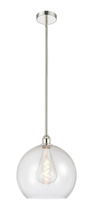 Innovations 616-1S-PN-G124-14 One Light Pendant, Polished Nickel