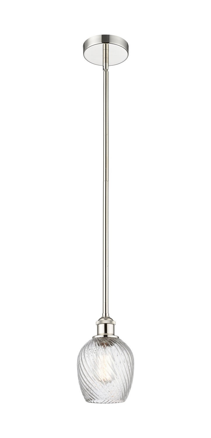 Innovations 616-1S-PN-G292 One Light Mini Pendant, Polished Nickel