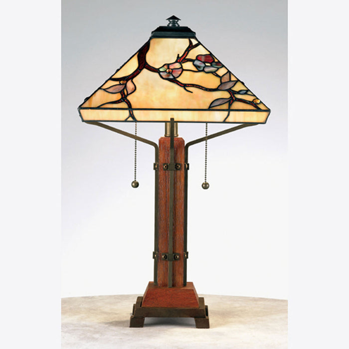 Quoizel TF6898M Two Light Table Lamp, Multi