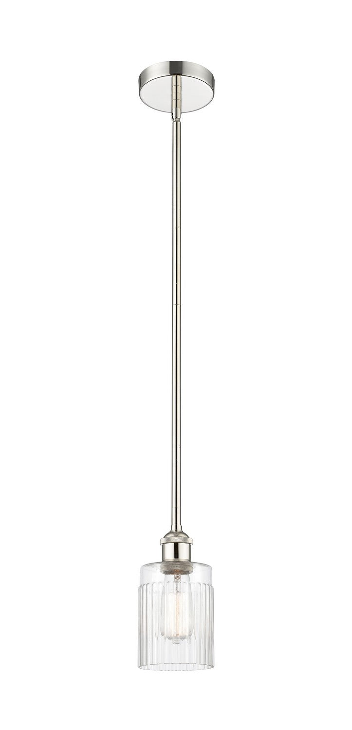 Innovations 616-1S-PN-G342 One Light Mini Pendant, Polished Nickel