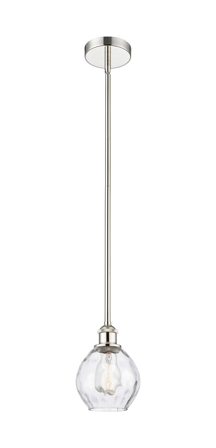 Innovations 616-1S-PN-G362 One Light Mini Pendant, Polished Nickel