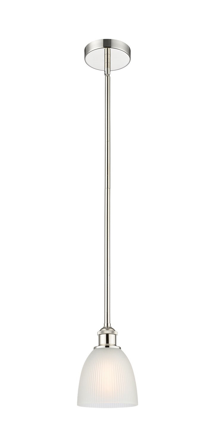 Innovations 616-1S-PN-G381 One Light Mini Pendant, Polished Nickel