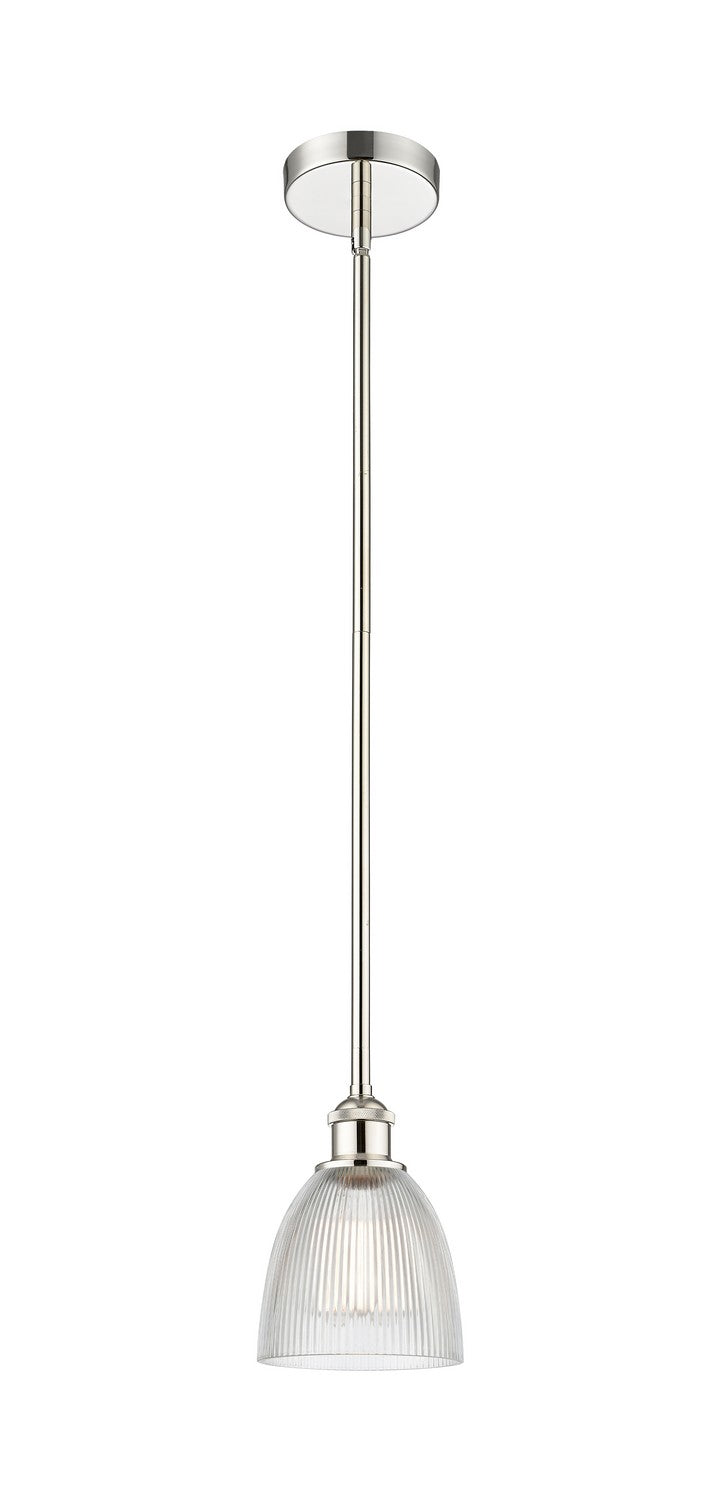 Innovations 616-1S-PN-G382 One Light Mini Pendant, Polished Nickel