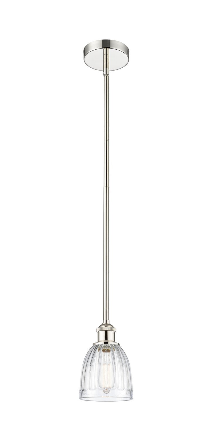 Innovations 616-1S-PN-G442 One Light Mini Pendant, Polished Nickel