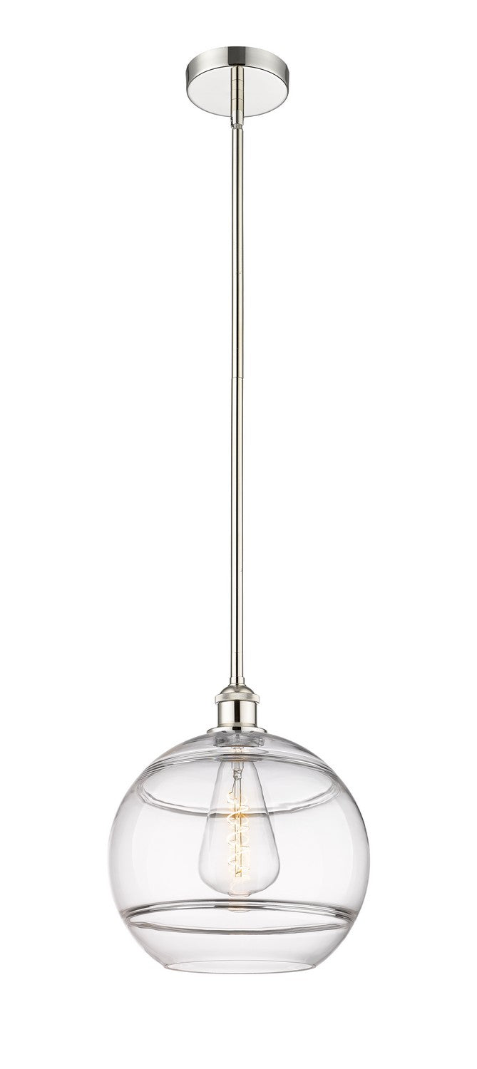 Innovations 616-1S-PN-G556-12CL One Light Mini Pendant, Polished Nickel