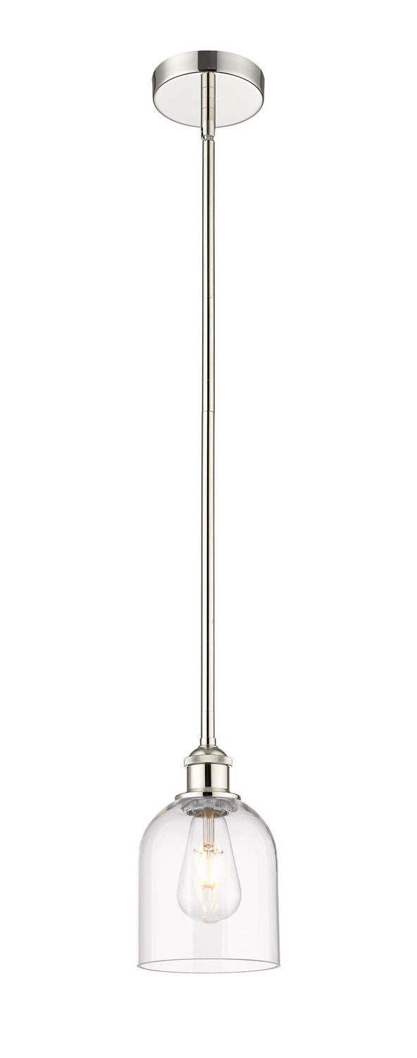 Innovations 616-1S-PN-G558-6CL One Light Mini Pendant, Polished Nickel
