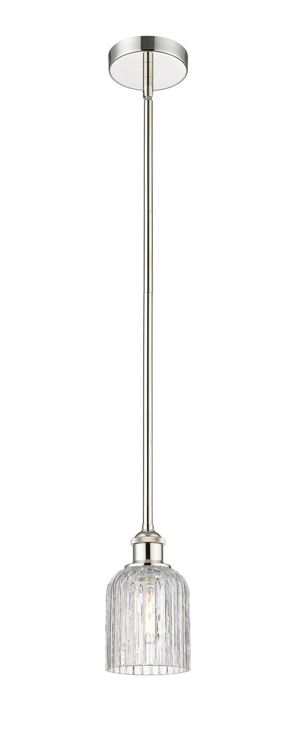 Innovations 616-1S-PN-G559-5CL One Light Mini Pendant, Polished Nickel