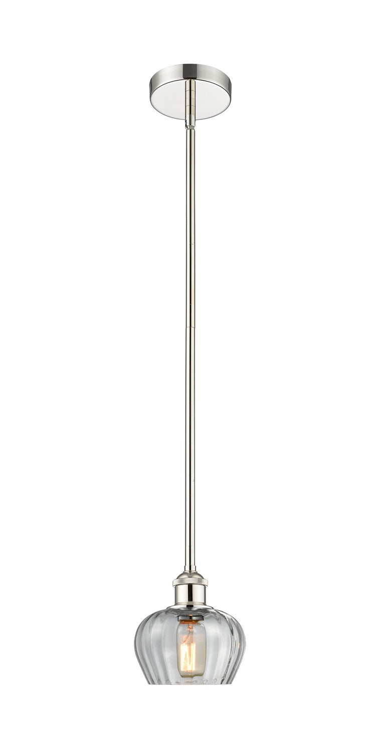Innovations 616-1S-PN-G92 One Light Mini Pendant, Polished Nickel