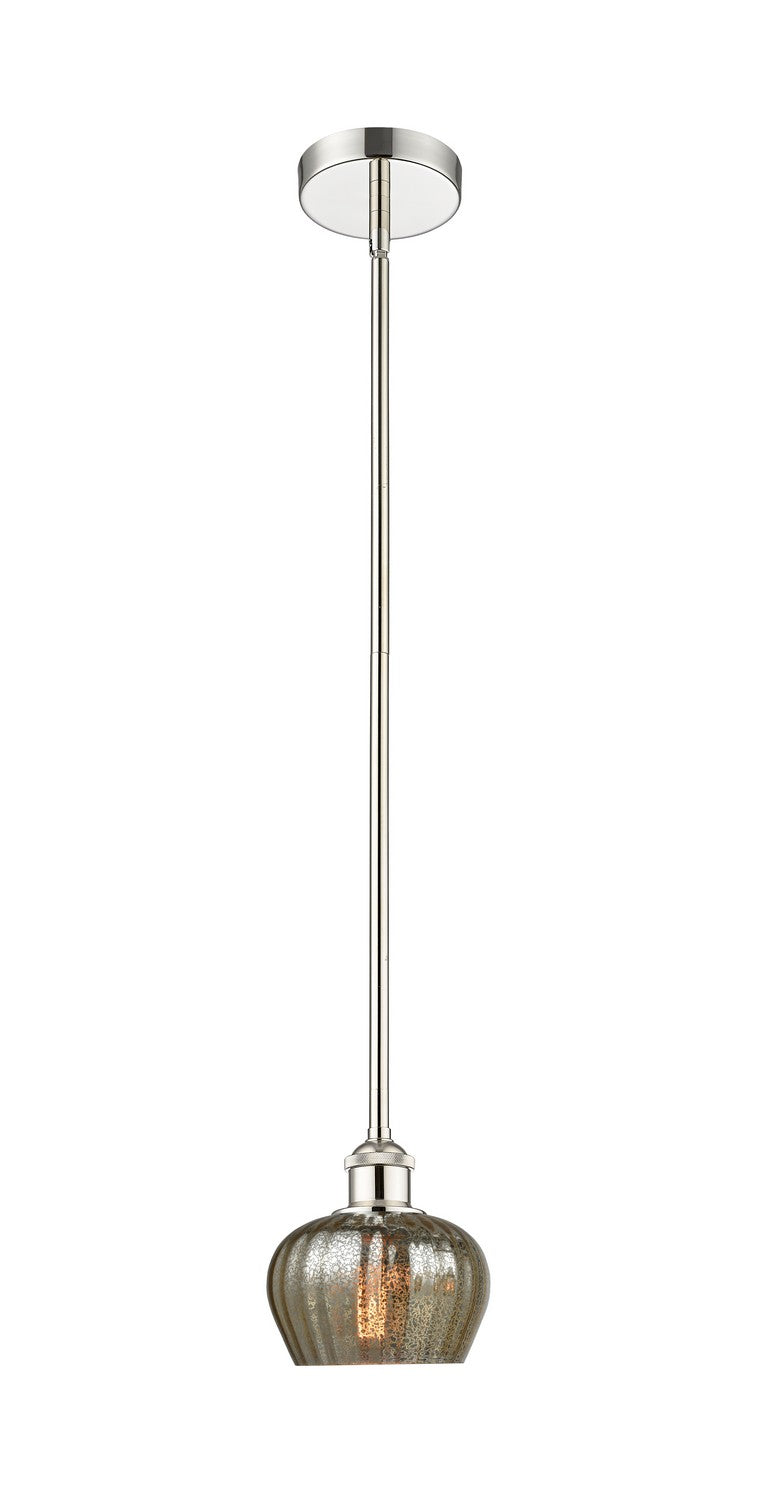Innovations 616-1S-PN-G96 One Light Mini Pendant, Polished Nickel