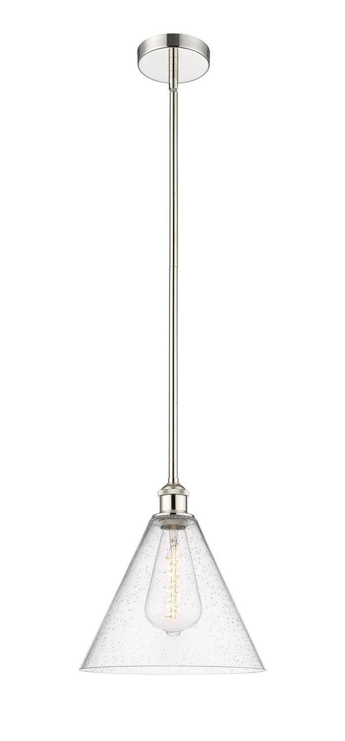 Innovations 616-1S-PN-GBC-124 One Light Mini Pendant, Polished Nickel