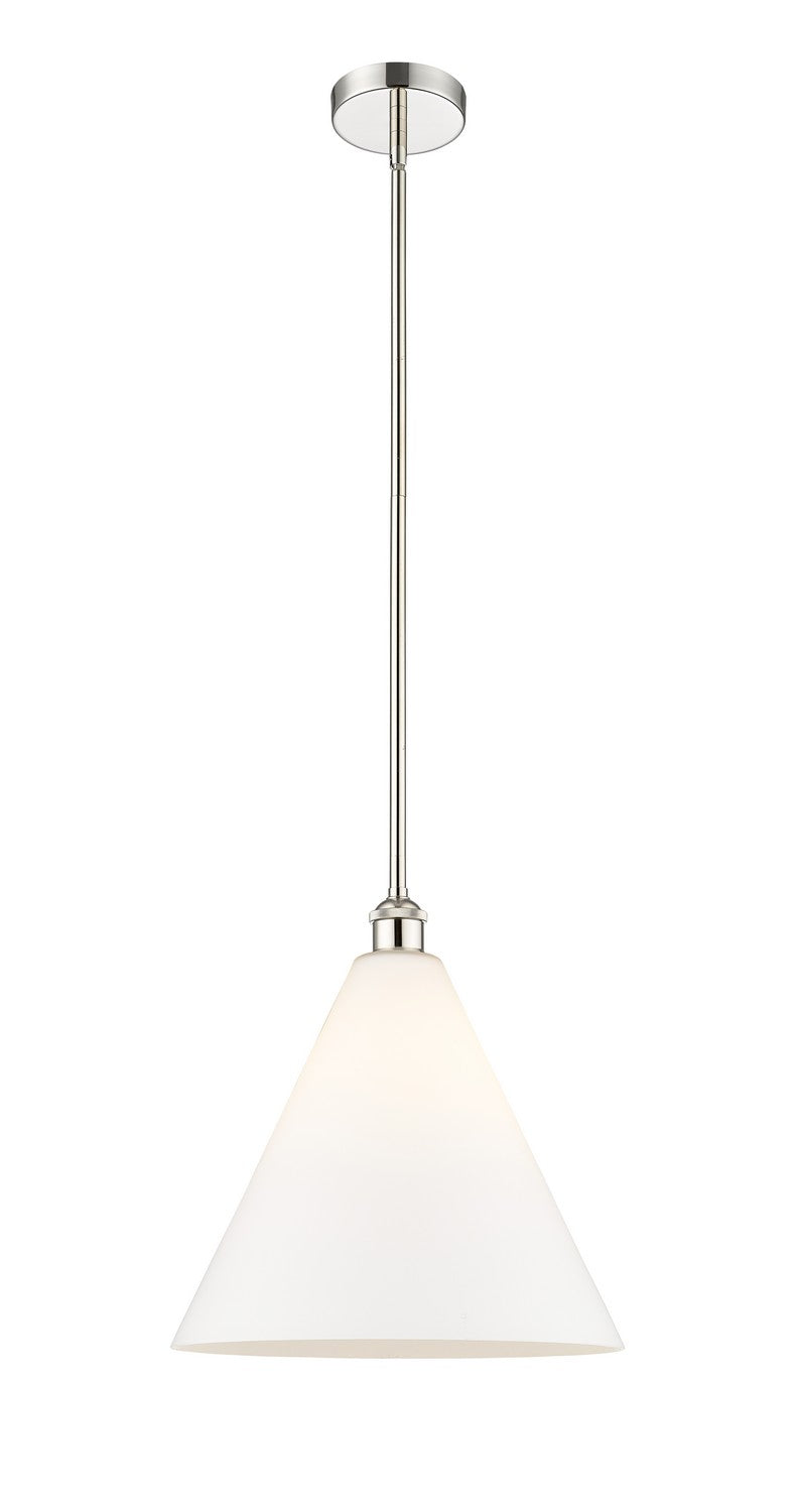 Innovations 616-1S-PN-GBC-161 One Light Pendant, Polished Nickel