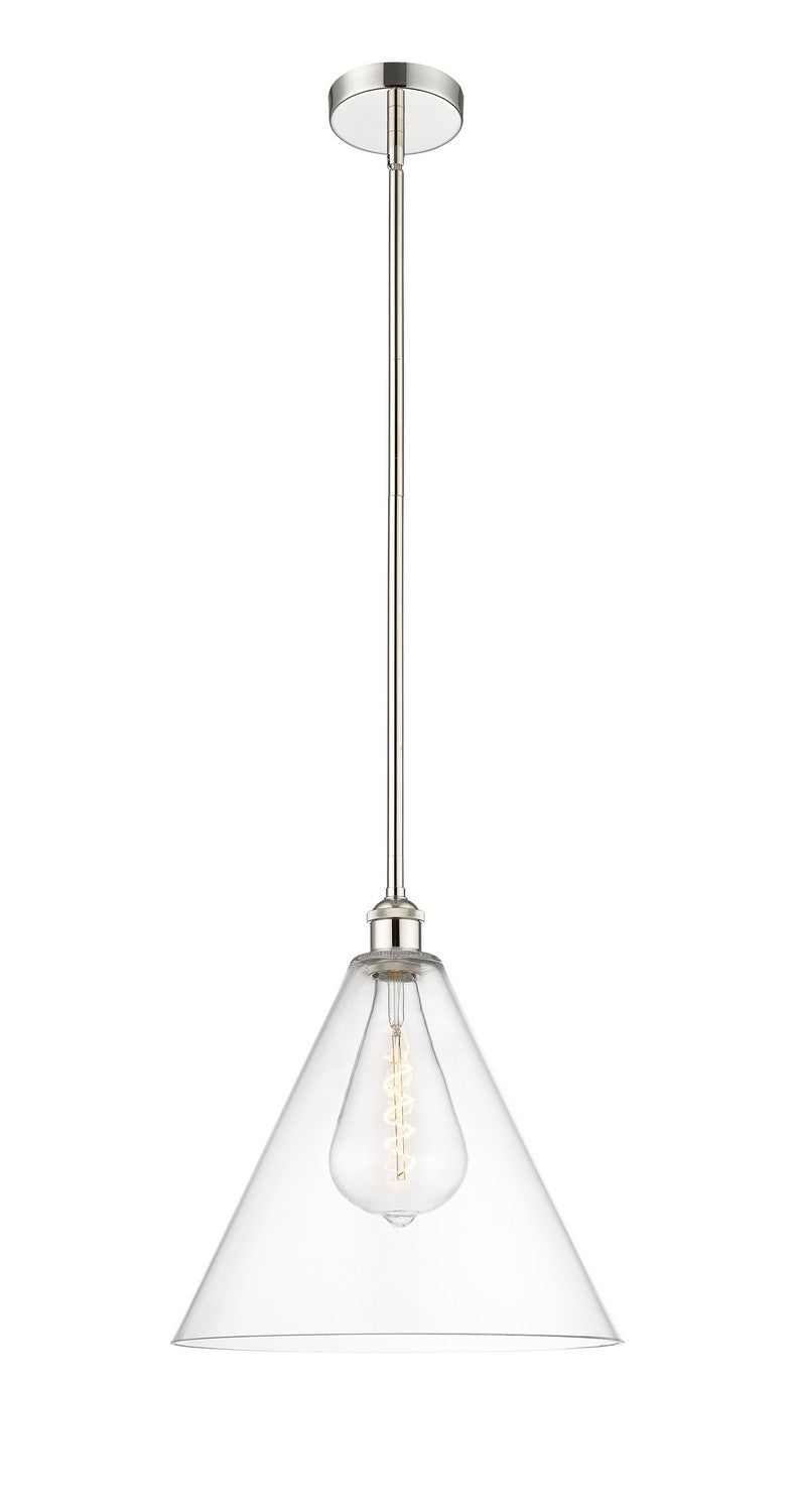 Innovations 616-1S-PN-GBC-162 One Light Pendant, Polished Nickel