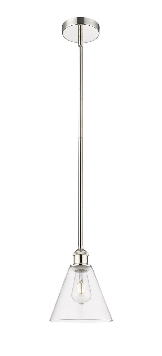Innovations 616-1S-PN-GBC-82 One Light Mini Pendant, Polished Nickel