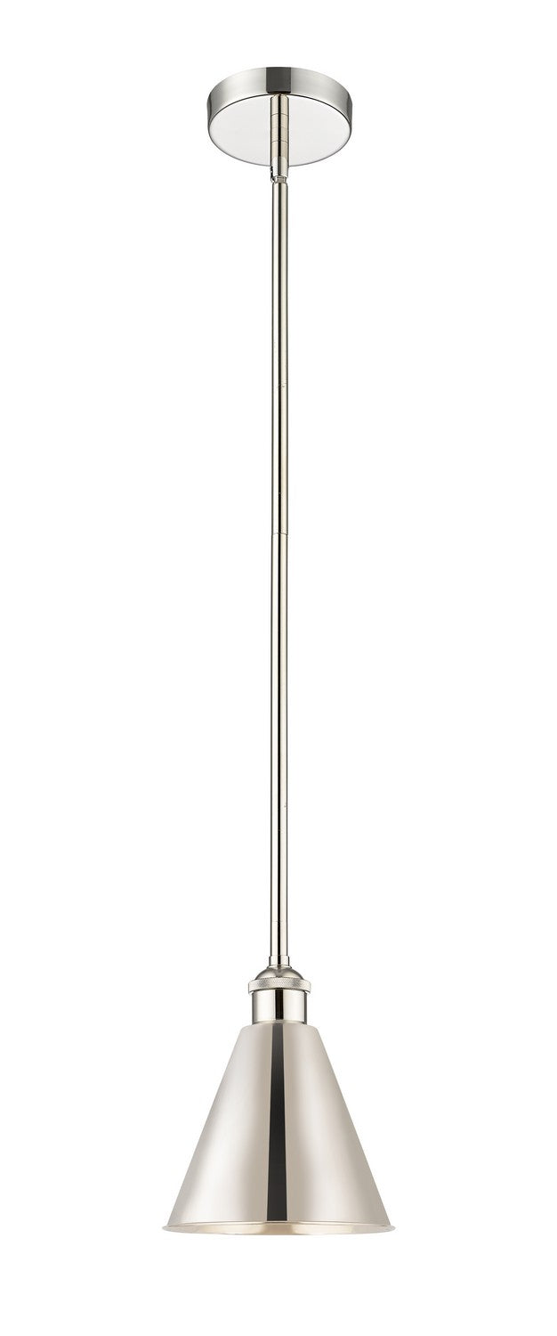Innovations 616-1S-PN-MBC-8-PN One Light Mini Pendant, Polished Nickel