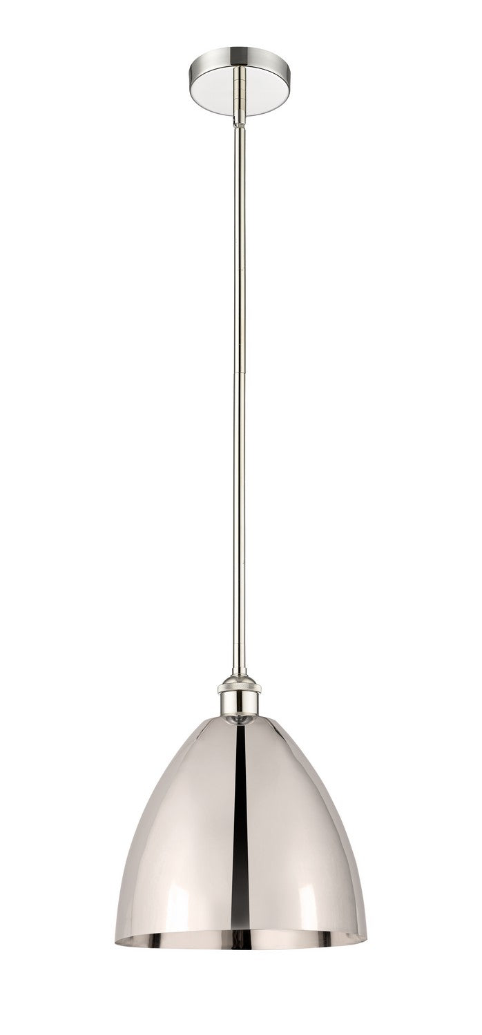 Innovations 616-1S-PN-MBD-12-PN One Light Mini Pendant, Polished Nickel