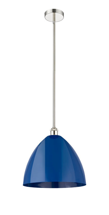 Innovations 616-1S-PN-MBD-16-BL One Light Mini Pendant, Polished Nickel