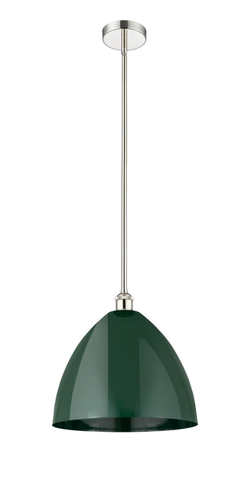 Innovations 616-1S-PN-MBD-16-GR One Light Mini Pendant, Polished Nickel