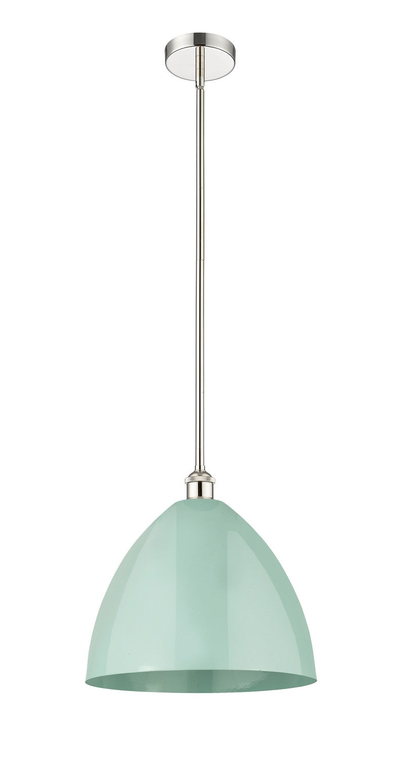 Innovations 616-1S-PN-MBD-16-SF One Light Mini Pendant, Polished Nickel