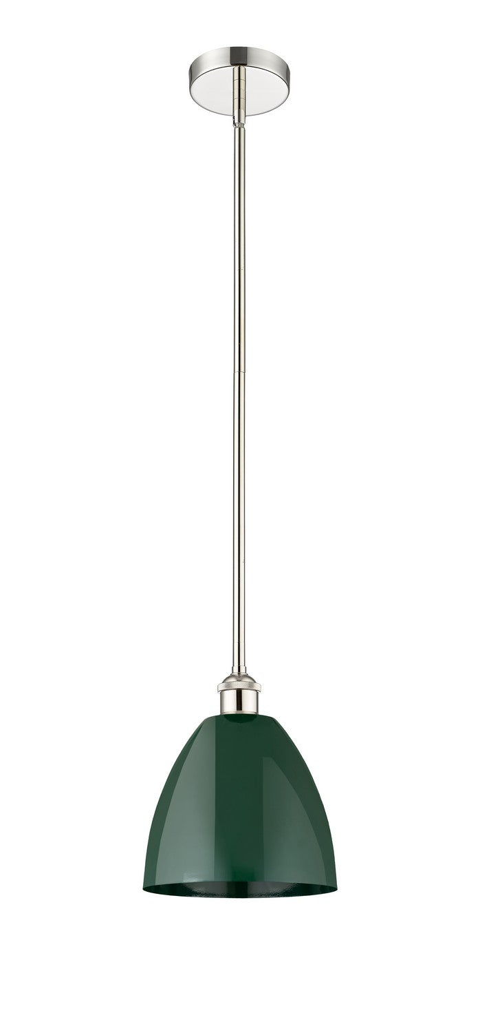 Innovations 616-1S-PN-MBD-9-GR One Light Mini Pendant, Polished Nickel