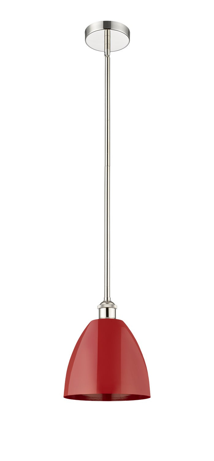 Innovations 616-1S-PN-MBD-9-RD One Light Mini Pendant, Polished Nickel