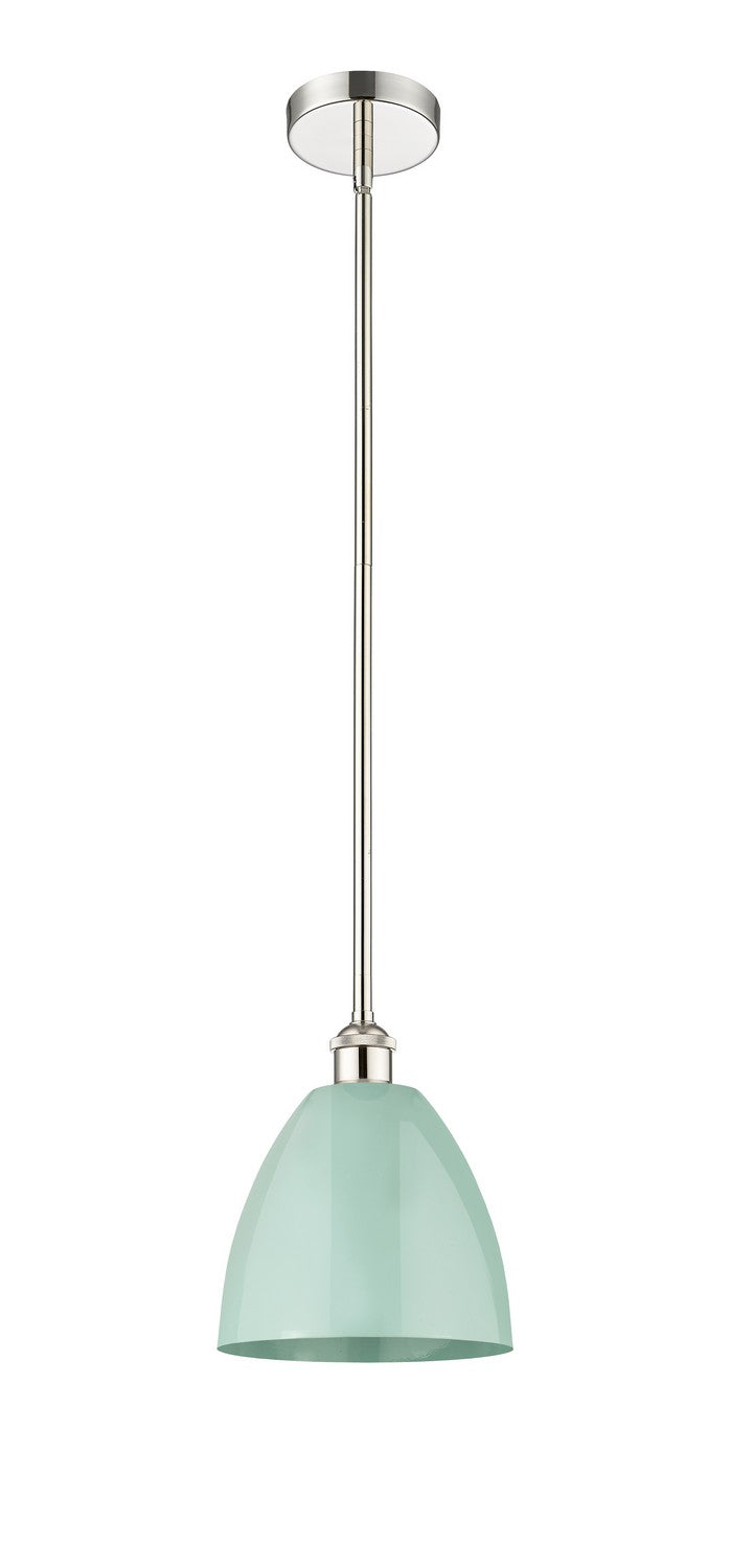 Innovations 616-1S-PN-MBD-9-SF One Light Mini Pendant, Polished Nickel
