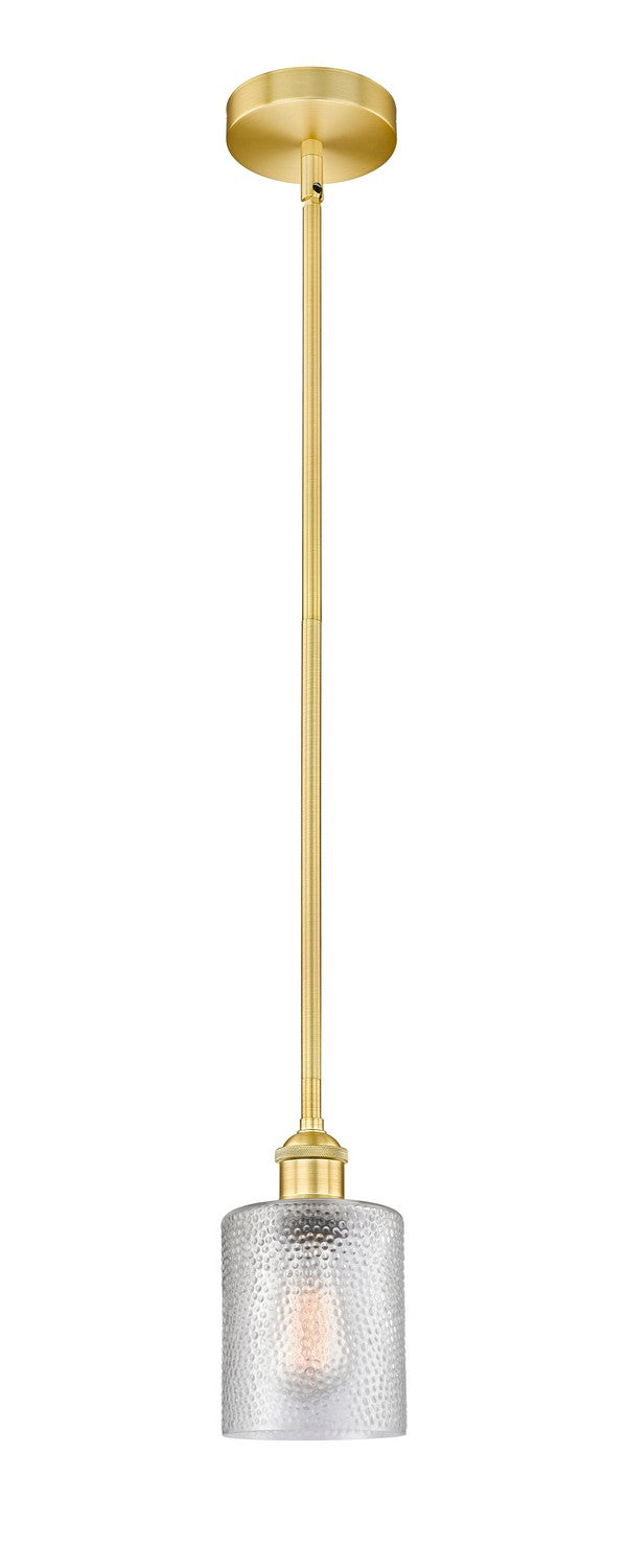 Innovations 616-1S-SG-G112 One Light Mini Pendant, Satin Gold
