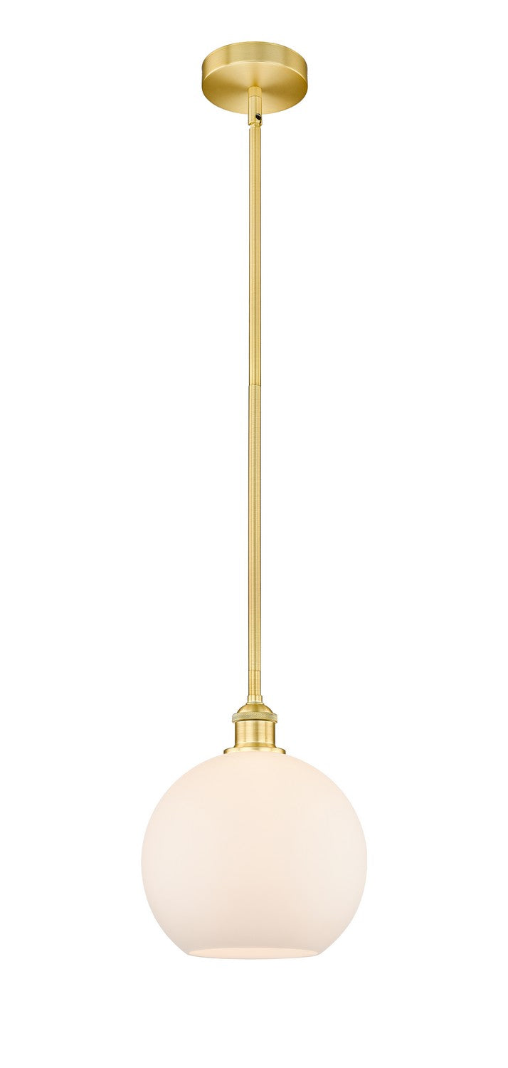 Innovations 616-1S-SG-G121-10 One Light Mini Pendant, Satin Gold