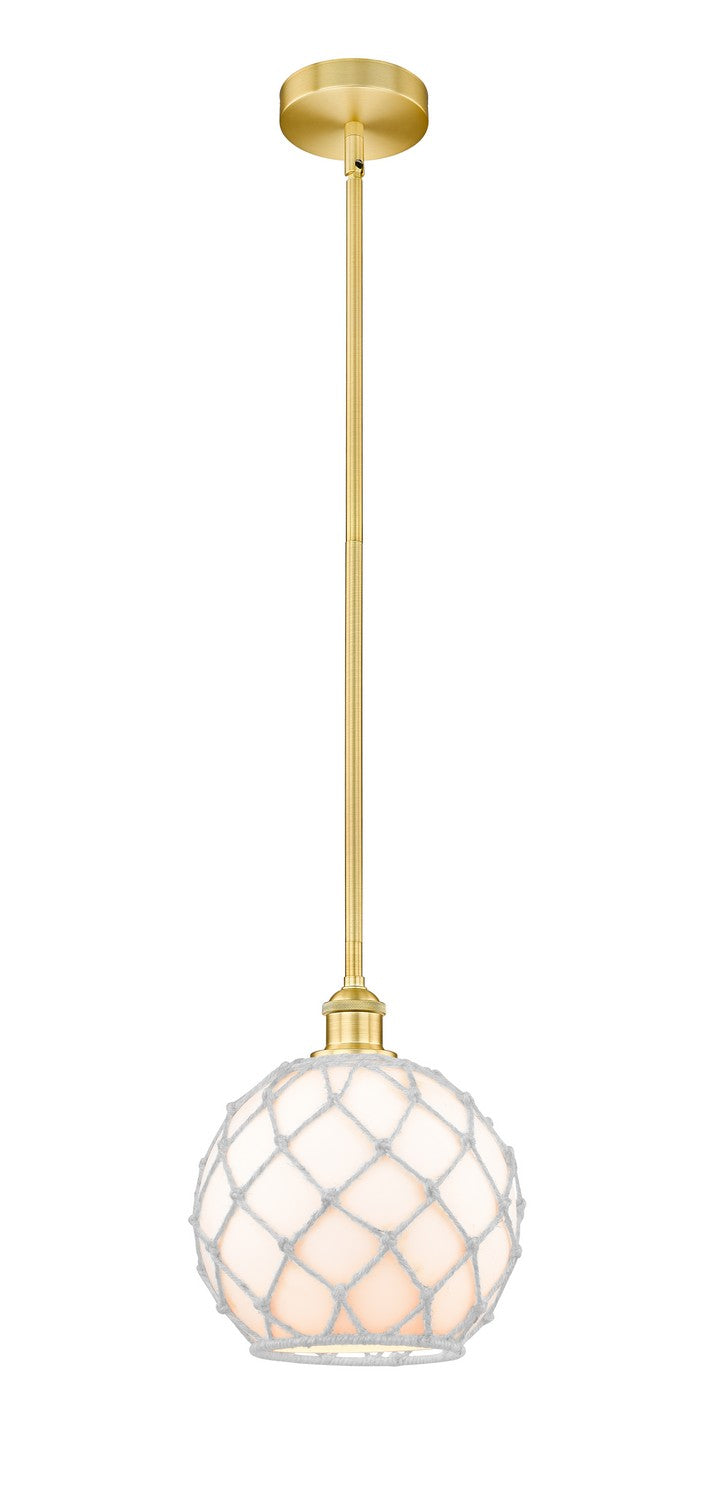 Innovations 616-1S-SG-G121-10RW One Light Mini Pendant, Satin Gold