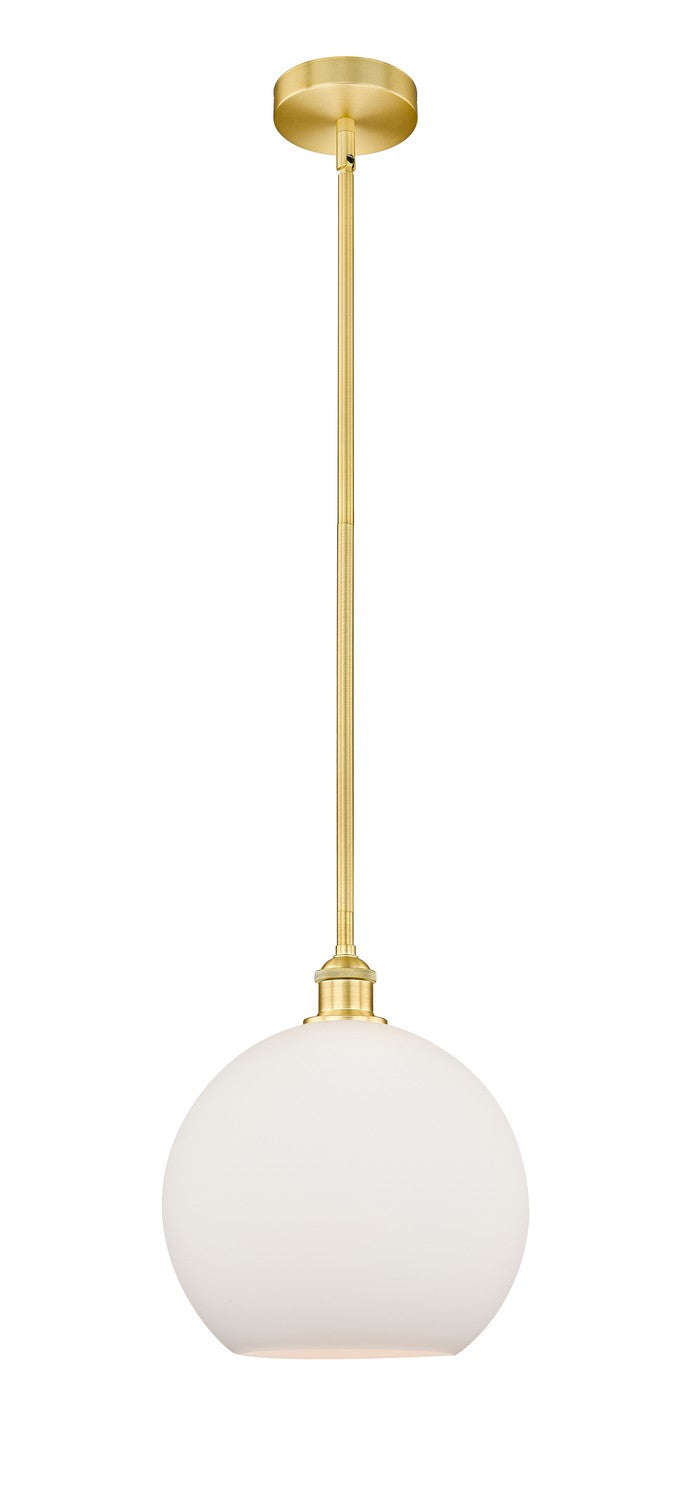 Innovations 616-1S-SG-G121-12 One Light Mini Pendant, Satin Gold
