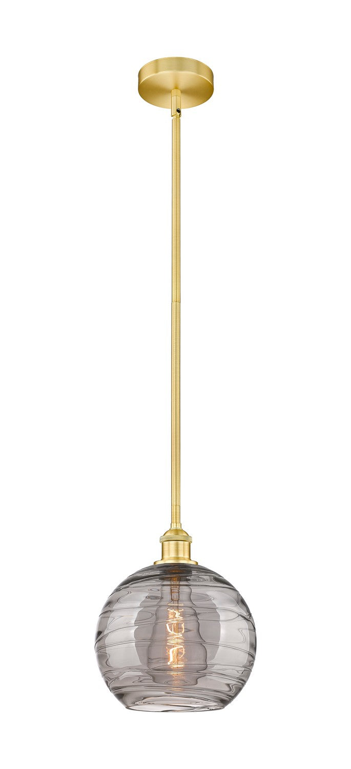 Innovations 616-1S-SG-G1213-10SM One Light Mini Pendant, Satin Gold
