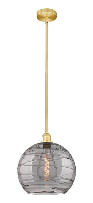 Innovations 616-1S-SG-G1213-14SM One Light Pendant, Satin Gold